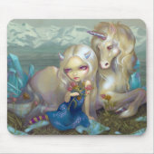 "Fiona and the Unicorn" Mousepad Muismat (Voorkant)