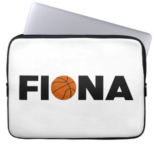 Fiona Basketball Laptop Sleeve