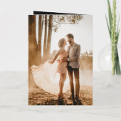 Fiona Black Bold Monogram Moderne bruiloft (Achterkant)