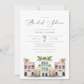 FIONA Charleston Rainbow Row-Vrijgezellenfeest Kaart (Voorkant)