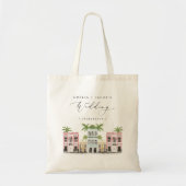 FIONA Charleston Skyline Destination Wedding Tote Bag (Voorkant)