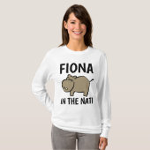 FIONA CINCINNATI NIJLPAARD T-Shirts (Voorkant volledig)