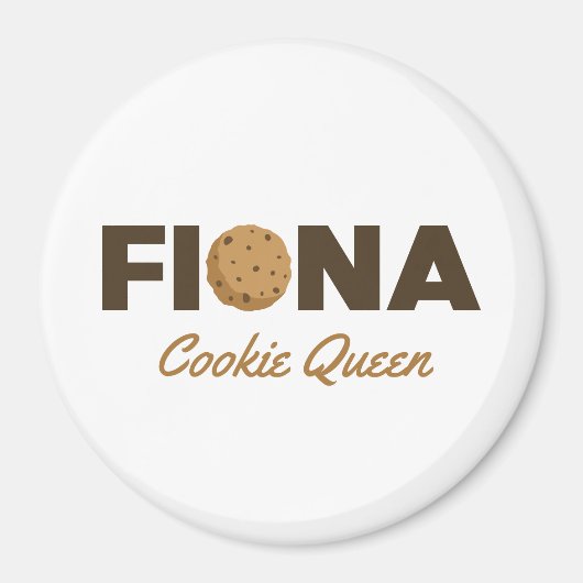 Fiona cookie koningin magneet (Voorkant)