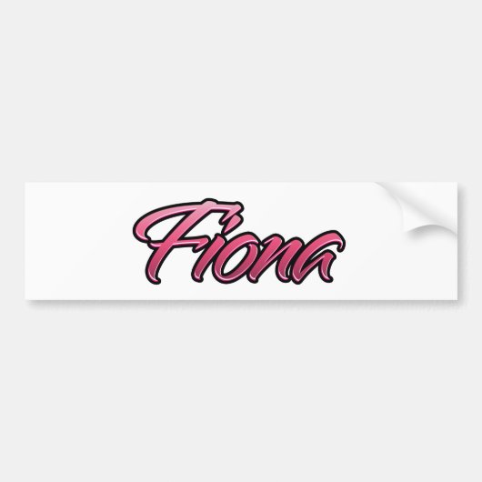 Fiona faded Aufkleber Sticker (Voorkant)