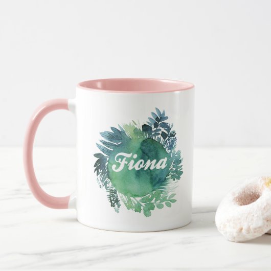 Fiona Foliage Mok (Met donut)