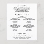 Fiona foto vet monogram moderne bruiloft (Achterkant)