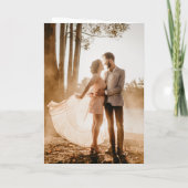 Fiona foto vet monogram moderne bruiloft (Achterkant)