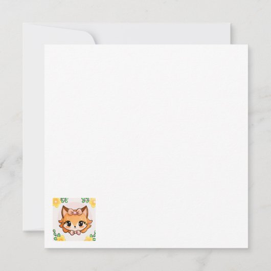 Fiona Fox Kaart (Achterkant)