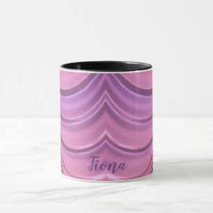 FIONA ~ GLANZENDE 3D Dwaas Roze Mauve Fractal ~ Mo Mok
