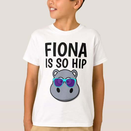 FIONA HIPPO IS ZO HIP T-shirts (Voorkant)