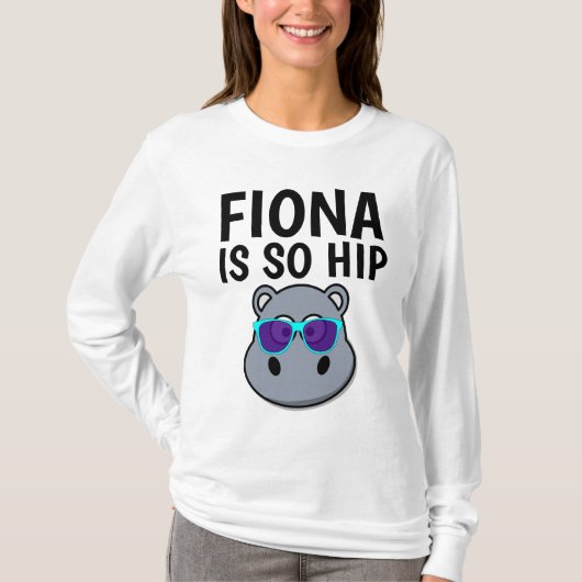 FIONA HIPPO IS ZO HIP T-shirts (Voorkant)