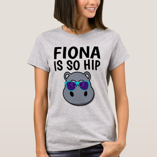 FIONA HIPPO IS ZO HIP T-shirts (Voorkant)