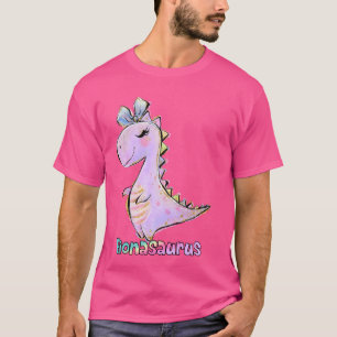 Fiona Naam Shirt Meisje Dinosaurus Verjaardagsfees