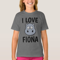 FIONA NIJLPAARD T-Shirts, I LOVE FIONA T-shirts
