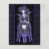 Fiona Paars Gothic Couture Fairy Briefkaart (Voorkant)