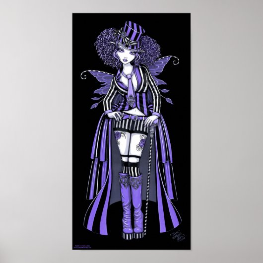 Fiona Paars Gothic Steampunk Couture Fairy Poster (Voorkant)