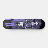 Fiona Paarse steampunk Couture Fairy Schaats Deck Skateboard (Horizontaal)