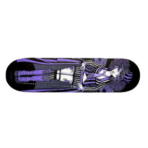Fiona Paarse steampunk Couture Fairy Schaats Deck Skateboard