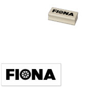 Fiona Petrol Head Rubberstempel (Gestempeld)