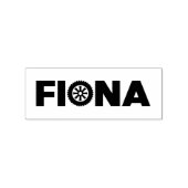 Fiona Petrol Head Rubberstempel (Afrduk)