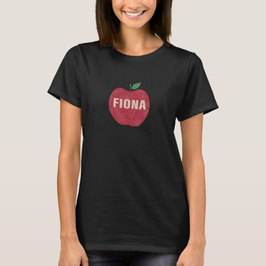 Fiona Retro  Apple T-shirt (Voorkant)