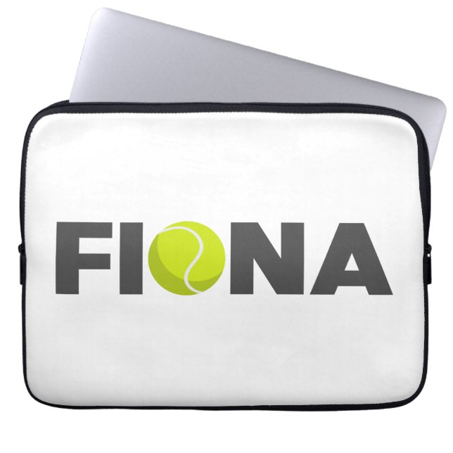Fiona Tennis Laptop Sleeve (Voorkant)
