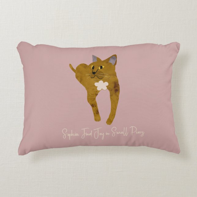 Fiona the Cat Accent Pillow Accent Kussen (Voorkant)