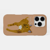 Fiona the Cat Phone Case iPhone Hoesje (Achterkant horizontaal)