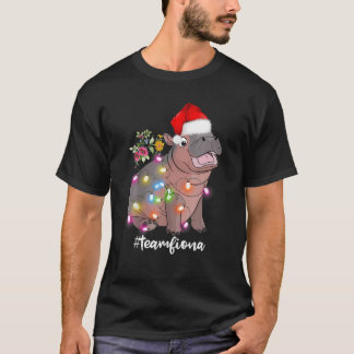 Fiona The Hippo Baby Christmas Lights T-shirt