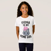FIONA Zoo HIPPO Funny T-shirts (Voorkant volledig)