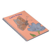 Fiona's Vlinder en Bloem Dagboek Notitieboek (Rechterzijde)
