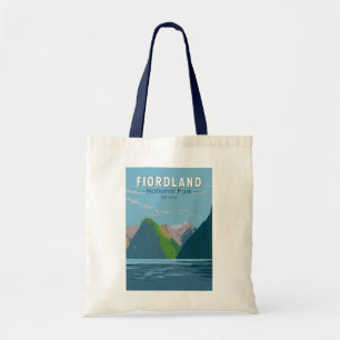 Fiordland National Park Nieuw-Zeeland Travel Art Tote Bag