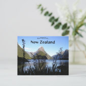 Fiordland New Zealand Briefkaart (Staand voorkant)