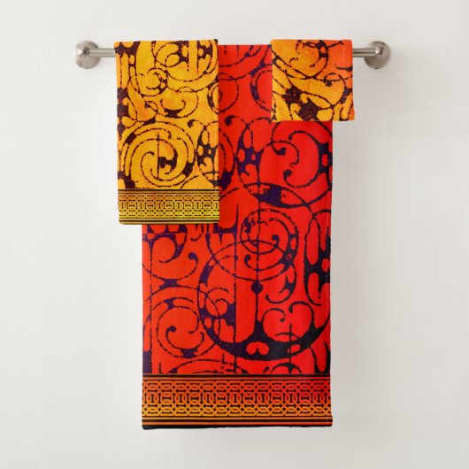 Fiore Bronce Towel Set Bad Handdoek (Insitu)