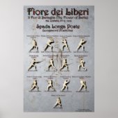 Fiore Longsword Poste Poster (Voorkant)