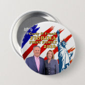 Fiorina First Family 2016 Ronde Button 7,6 Cm (Voorkant /achterkant)