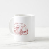FiPuntoEvoAbarth 2011 Koffiemok (Voorkant links)