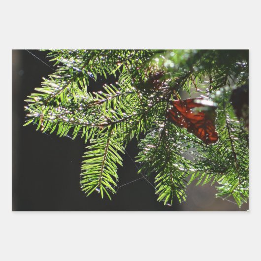 Fir-boom Inpakpapier Vel (Voorkant)