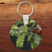 Fir-boom Sleutelhanger (Voorkant)