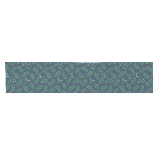 Fir Branch Christmas Table Runner Korte Tafelloper (Horizontaal)