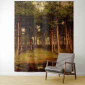 Fir Forest in Putte met Rabbits Jean Lamorinière Wandkleed (In situ)