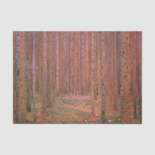 Fir Forest van Gustav Klimt Tissue Paper Tissuepapier