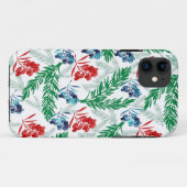 Fir Tree Branches met Berries Case-Mate iPhone Case (Achterkant (horizontaal))