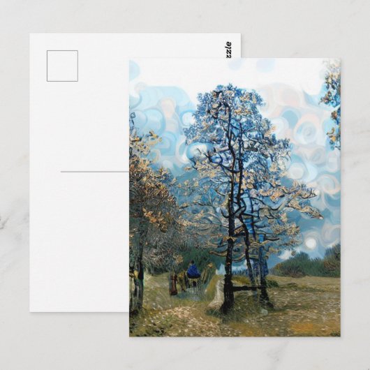 FIR TREE BRIEFKAART (Voorkant / Achterkant)