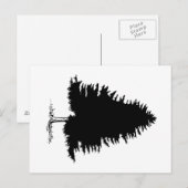 Fir Tree Briefkaart (Voorkant / Achterkant)