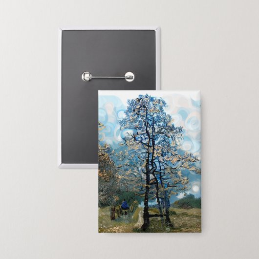 FIR TREE BUTTON (Voorkant / Achterkant)