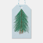 Fir Tree Forest Cadeaulabel (Voorkant)