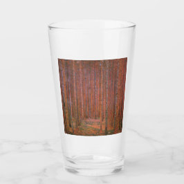 Fir Tree Forest (door Gustav Klimt) Glas