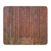 Fir Tree Forest (door Gustav Klimt) Snijplank (Voorkant)