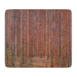 Fir Tree Forest (door Gustav Klimt) Snijplank